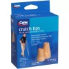 Carex Crutch Tips Extra Large with Metal Reinforced Base Skid-Resistant