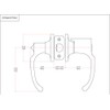 Designers Impressions Arlington Design Oil Rubbed Bronze Entry Lever with