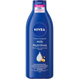NIVEA Body Crema Corporal Milk Nutritiva para Piel Extraseca, 400 ml