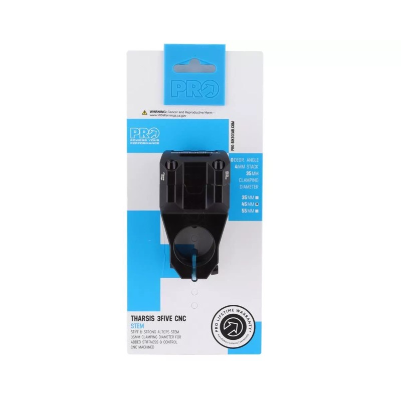 PRO SHIMANO PRO THARSIS CNC STEM, 35MM, 35MM, 0° ANGLE,