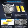Motorcycle Driving Light, 30W 6000K/3000K/4500K Super Bright LED Spotlight Waterproof