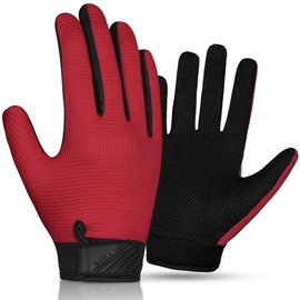 SAGA SPORTS 3 Pairs Kids Cycling Gloves – Full Finger Kids Bike Gloves for Boys & Girls | Motorbike Non-Slip BMX, MTB, Scooter, Riding