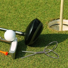 Golf Ball Picker - Stainless Steel Golf Balls Shagger Grabber Golf Ball Pick up Stick,Lightweight Golf Ball Gripper Pickup Tool Device for Beginner Golfers