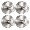 4pac Suction Cup Hooks for Bathroom & Kitchen – Punch-Free