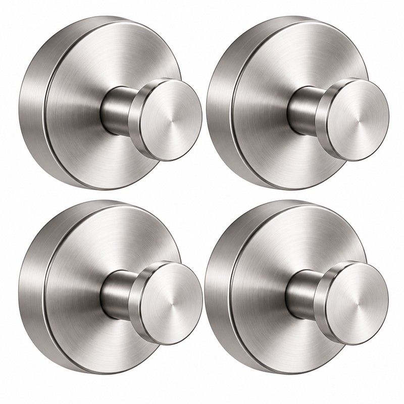 4pac Suction Cup Hooks for Bathroom & Kitchen – Punch-Free