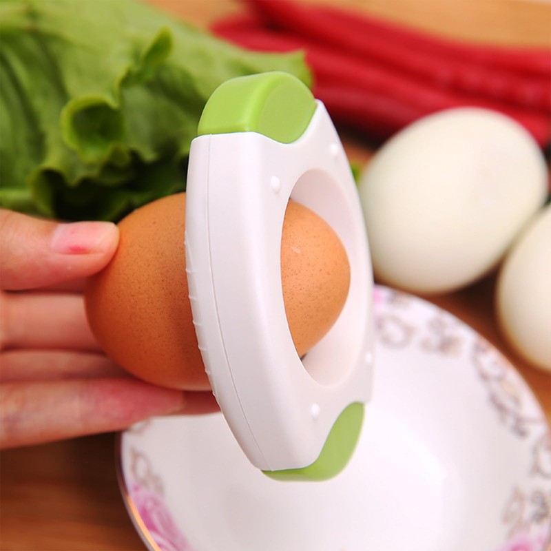 Generic 3pcs Multicolor Egg Cutter, Egg Shell Opener Topper Cutter