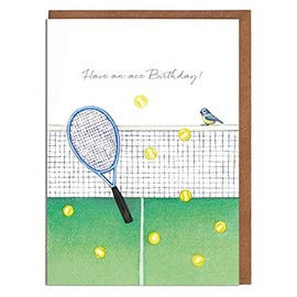 Lottie Murphy Tennis Birthday Card - 'Have an ace Birthday!' - Card for Him - Card for Her