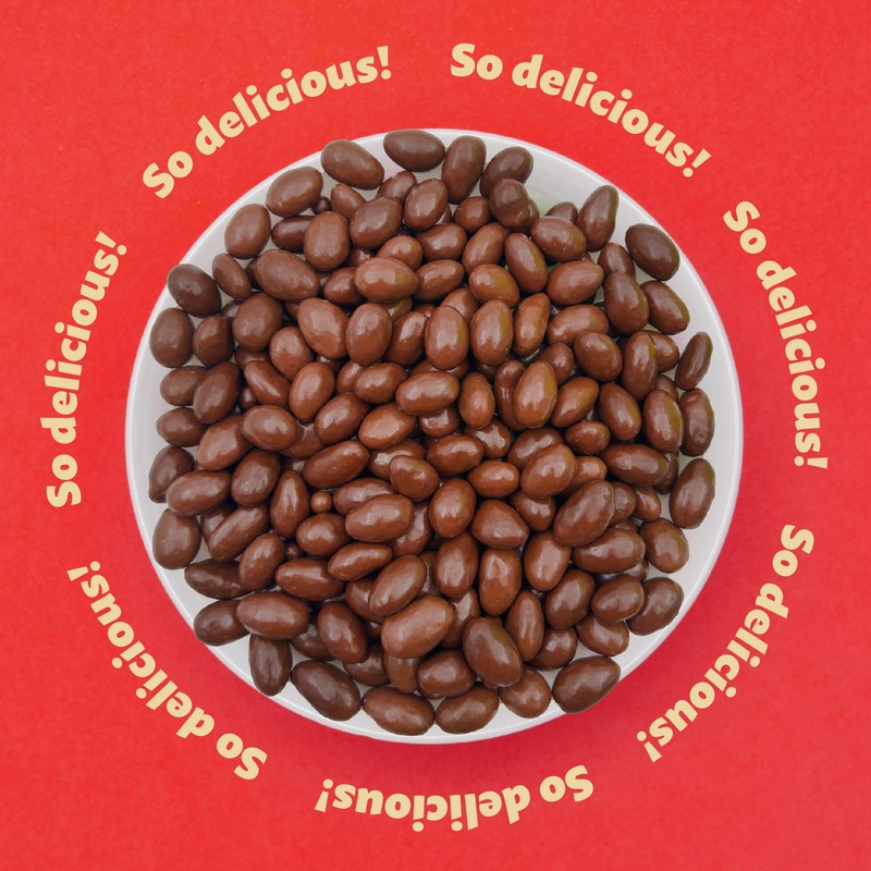 Milk Chocolate Covered Almonds 2-Pound Bag | Classic Chocolate Covered