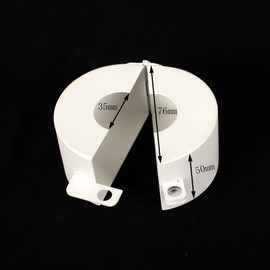 Door Knob Lockout Device, Metal White (Without Padlock) to Disable The Doorknob/Faucet/Valve, Prevents Turning of Door Knob and Access to Keyhole, Prevents Operating The Knob