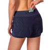 Soothfeel Pantalones Cortos de Correr 2 en 1 para Mujer,