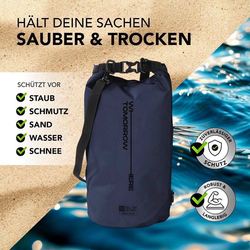 #DoYourOutdoor Where Tomorrow Dry Bag 2L Grey - Waterproof Backpack