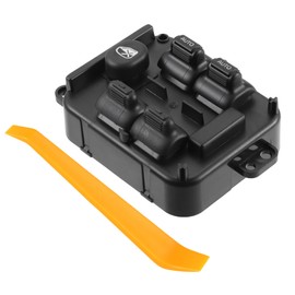 A ABSOPRO Power Window Switch No.56054002AA with Tool Window Control Switch for Jeep Liberty 2005-2007