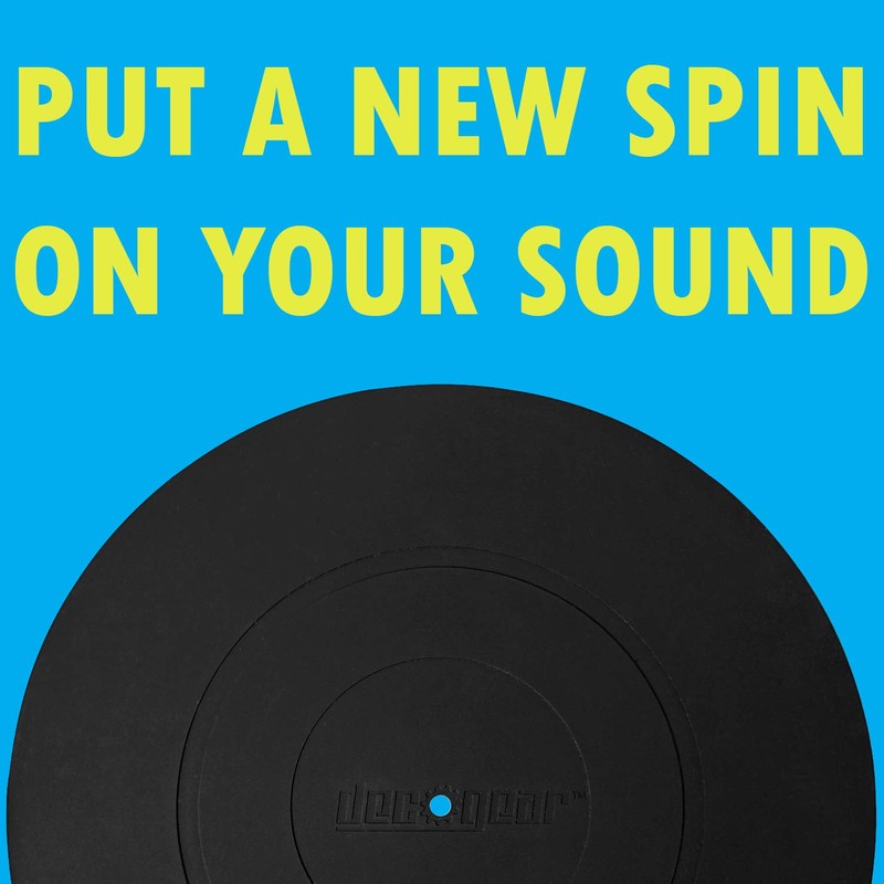 Deco Gear Audiophile 12-Inch Silicone Rubber Turntable Platter | Universal