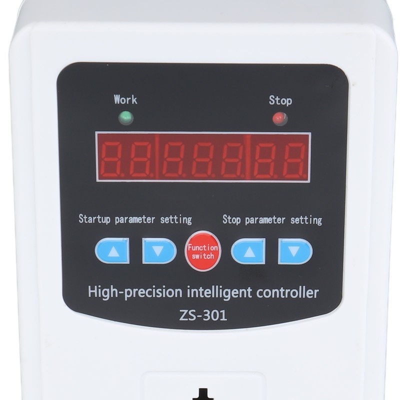 1500W Digital Humidity Controller LCD Display Humidistat Plastic Timing Air