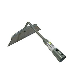 Xclou Garden Beet Hoe, Steel with Powder Coating, Garden Hoe Pulling Hoe with Approx. 20 x 18 x 9 cm, Silver