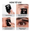 Docolor Eyelash Curler Portable Lash Curler with 1 Silicone Refill