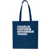 Charlie Uniform November Tango Tote Shopping Gym Beach Bag 42cm