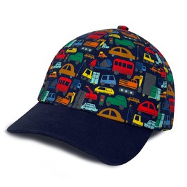 Gifts Treat Boys Baseball Cap Kids Sun Hat Snapback Caps Car Dinosaur Design Caps for Boys Girls, Autoprint-1