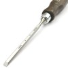 Narex Piercing Chisel - Flat with Dark Grip - 6