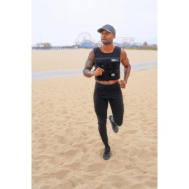 Runmax RUNFast 12lbs-140lbs Weighted Vest (Without Shoulder Pads, One Size, Black