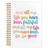 SNNDER Colorful Christian Notebook, Religious Journals for Women, Church Notes