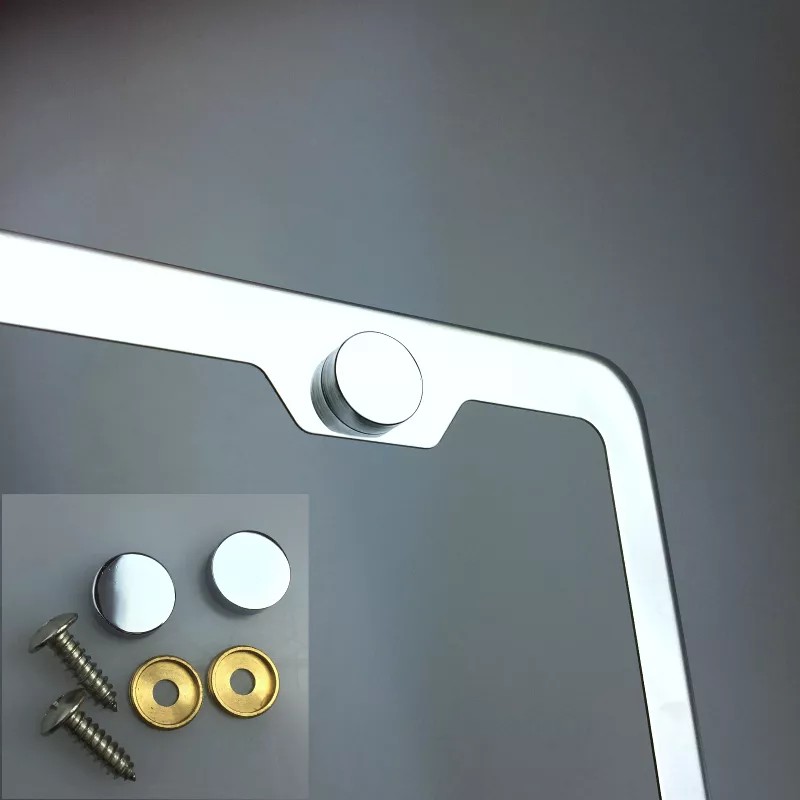 KA Depot One Sienna Laser Engraved Stainless Steel License Plate