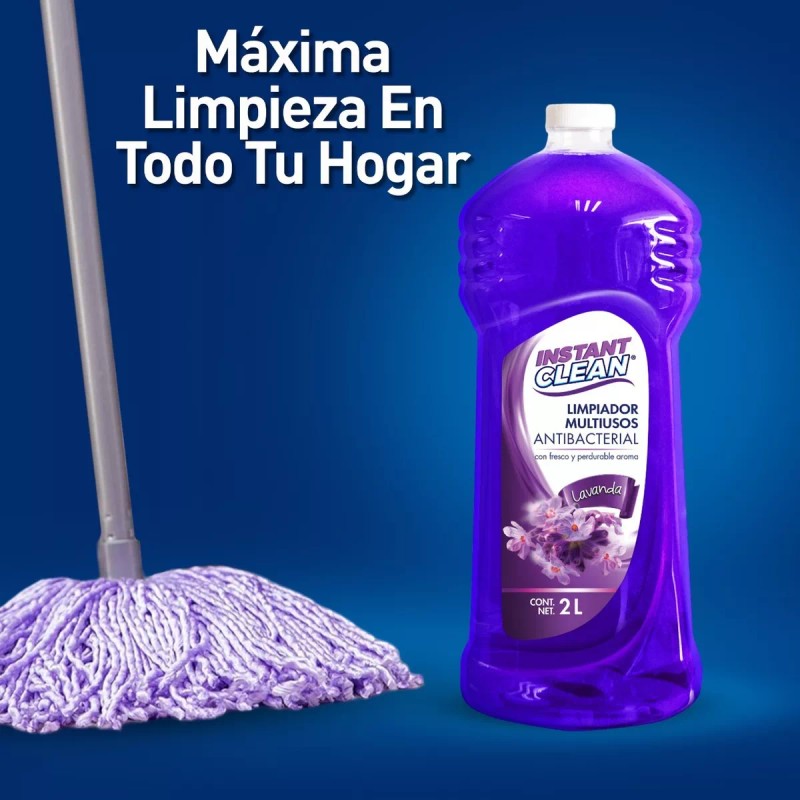 Instant Clean Kit 2 Pzs Limpiador Multiusos Lavanda Y Limón