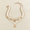 Stocking Stuffers Gifts for Women Shell Charm Necklace Pearl Beach