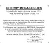 Cherry Mega Lollies (x25)