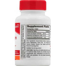 LEADER Calcium, Magnesium, ZINC. 100CT Pack of 1