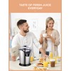 FOHERE Orange Juicer Squeezer Electric Citrus Juicer with Two Interchangeable