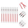 Baluue 10pcs Tattooing Pen Eyebrow Pen Eyebrow Position Pen Position