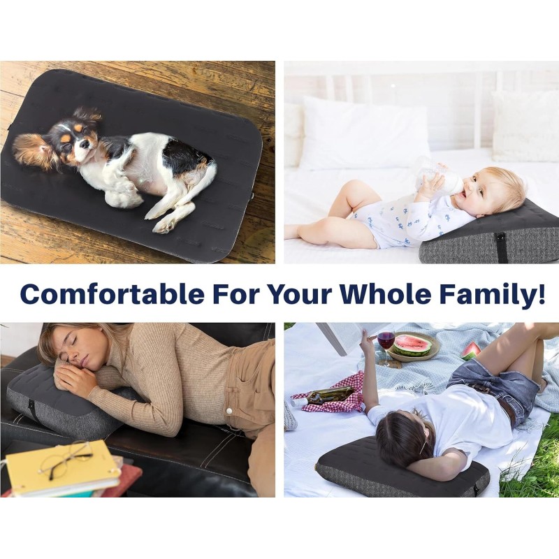 Trekology ALUFT Ultra: Large Inflatable Pillow for Camping - USA,