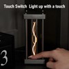 Touch Table Lamp for Bedroom, Small Bedside Lamp, Modern Technological