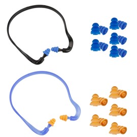 Ear Defenders, 2 Pieces Ear Defenders, for a Comfortable Wearing Life, Pressure-Free, Ear Protection for Noise Reduction (SNR 25dB), 2 Set with 10 Pairs of Replacement Plugs