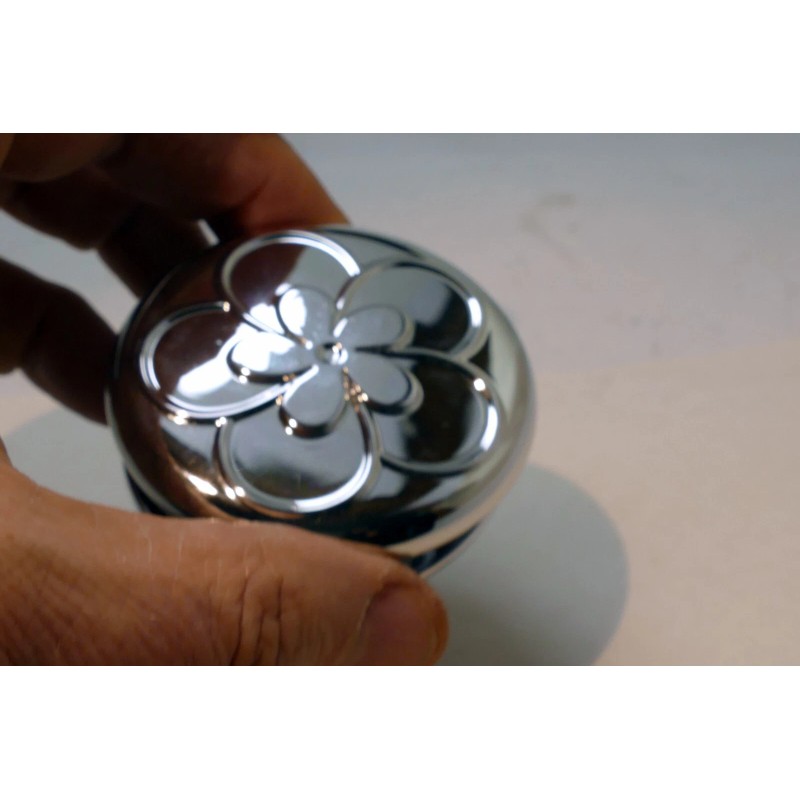 T.O.P. POP-UP SINK DRAIN STOPPER fits drains 1.25" silver Flower