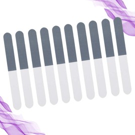 Scicalife 10pcs Nail Files Double Sided 3 Way Emery Board Nail Buffering Files Professional Care Manicure Tools for Natural Acrylic Fake Nails Home and Salon
