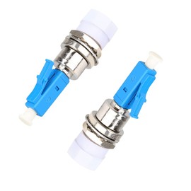 Duogalia 2 Pack LC/UPC Male to FC/UPC Female Single Mode Fiber Optic Adapter 9/125um Adapter Fiber Optic Connector Hybrid Optical Fiber for Visual Fault Locator