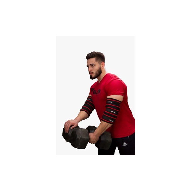 FELTER FITNESS CODERA Triple Cierre Rojo para Gym, Pesas, Crossfit,