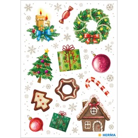 Herma Christmas Stickers / Window Pictures / Gift Tags / Gift Tags