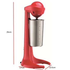 OUKANING 110 V Home Electric Milkshake Maker 500ML Stainless Steel And Plastic Mixing Cup Drink Mixer 100W 60 HZ Milk Frother for Milkshake Maker Kitchen Coffee Cooking Baking Milk Shake Machine