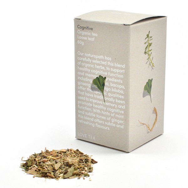 Love Tea Organic Loose Leaf Tea 60g, Cognitive