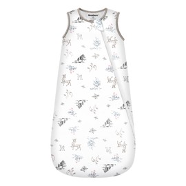 Mosebears Baby Sleeping Bag Baby Winter Sleeping Bag 2.5 Tog, Baby Sleeping Bags 100% Organic Bamboo Cotton, Super Soft and Warm (Forest, 18-36 Months