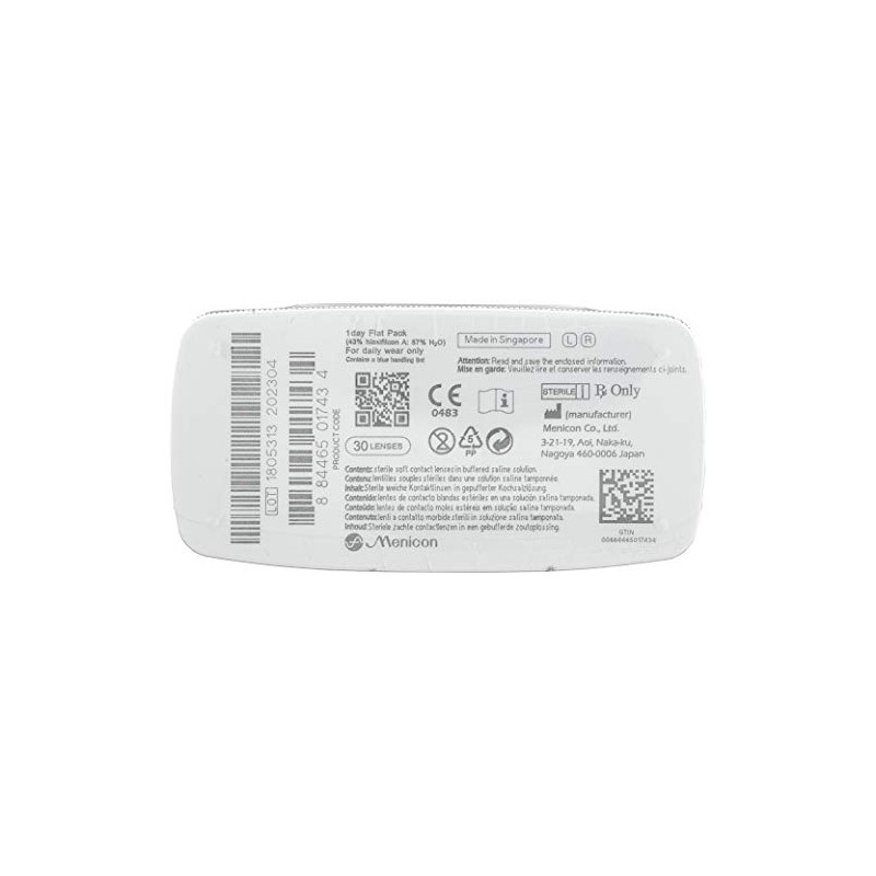 Miru 1day Menicon Flat Pack Daily Lenses Soft Pack of