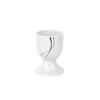 Van Well Set of 4 Egg Cups 4.8 cm White