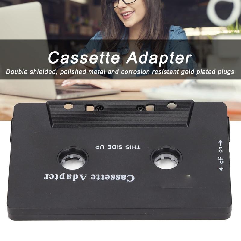 Bluetooth Cassette Adapter Stereo Tape Receiver for Car Tablet