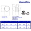 CiciIng M10 Stainless Steel, Pack of 10 DIN 1587 Cap