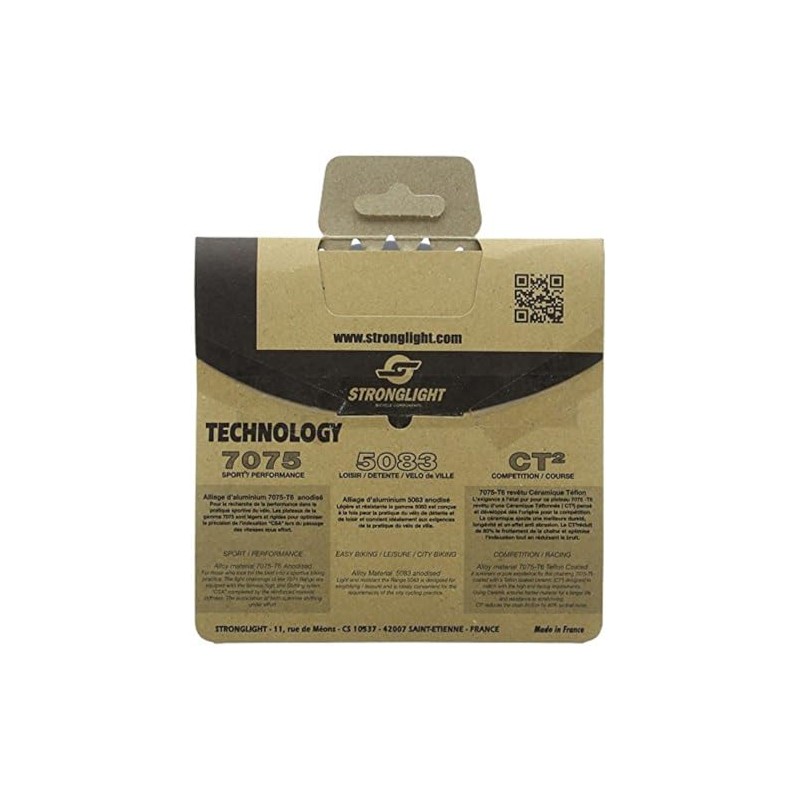 Stronglight 5-Arm/110PCD Chain Ring - Silver, 48 T