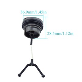 Atunee Fuel Filter Return Line Tank Cap for Husqvarna 435 435E 440 440E 445 445E 450 450E Chainsaw with Primer Bulb Replace 544111203 544111201