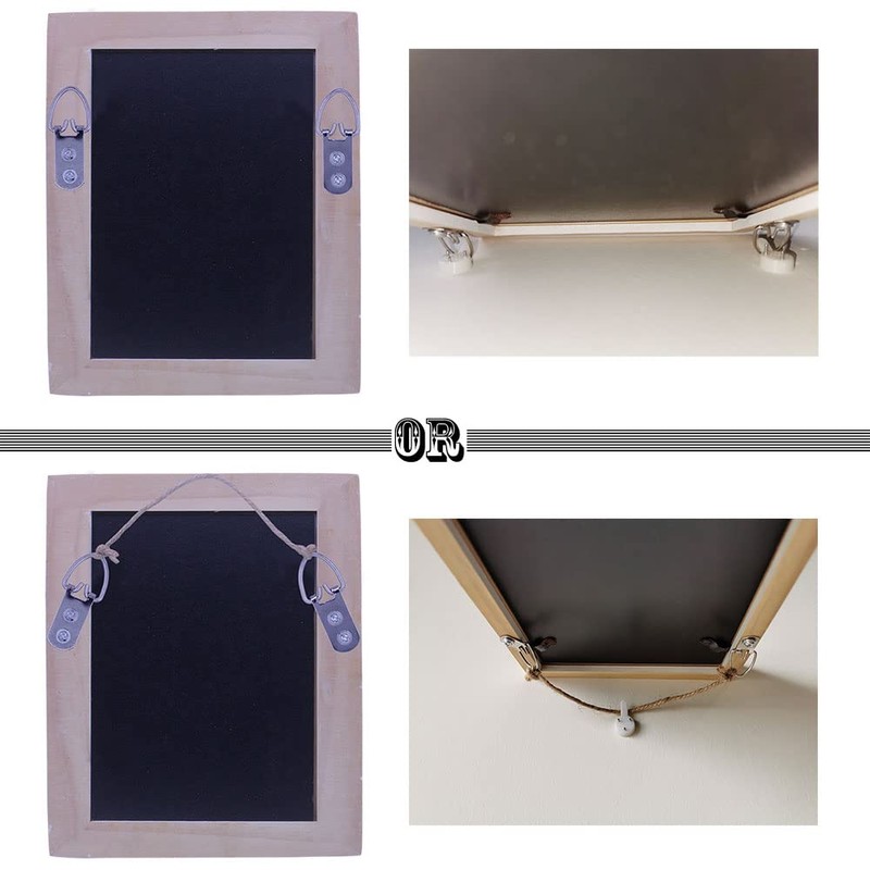 Heavy Duty D Ring Picture Hangers with Screws, Large Wide